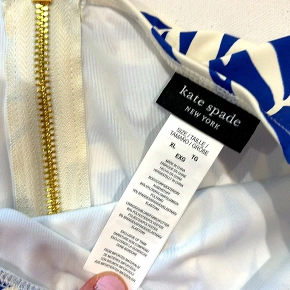 Kate Spade blue berry Rashguard Swimsuit - Picture 4 of 7